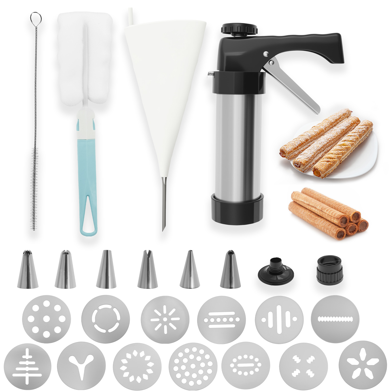 Churros Maker Gun - Churrera Churro Maker Maschine Plätzchenpistole Churros