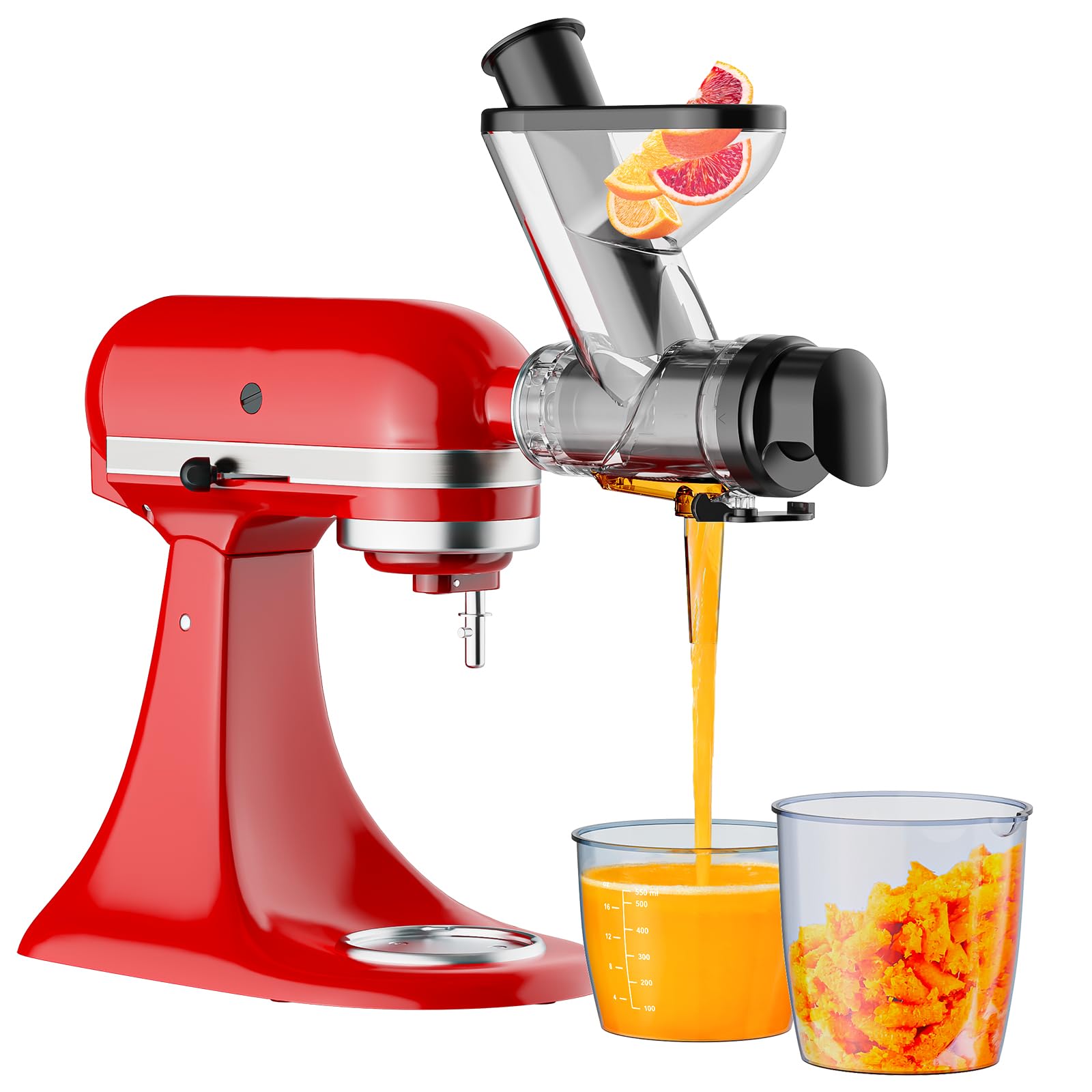 Kitchenaid Mixer Hand Mixer - Zerkleinerungs-Aufsatz für KitchenAid Standmixer, Langsam-Kaltpress-Entsafter mit