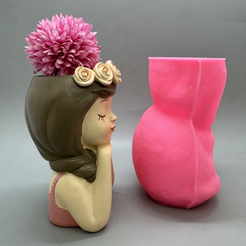 Niedliche Blumentopf-Silikonfo – Potsticker Mold Bewertung und Preis
