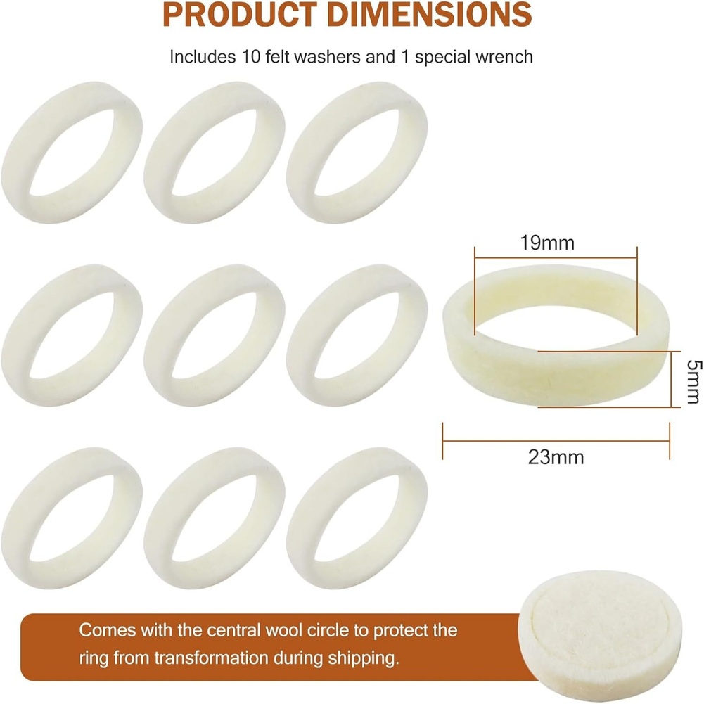 10er-Pack Filzschraubenscheibe – Breville Espresso Bes870 Bewertung und Preis